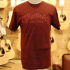 Martin Martin Tone-On-Tone Burgundy T-Shirt 18CM0229 Mサイズ【赤×赤!】【クロサワ本店】_2