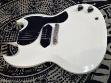 Gibson ~Japan Limited Run~ Murphy Lab 1963 SG Junior Lightning Bar Polaris White Ultra Light Aged_2