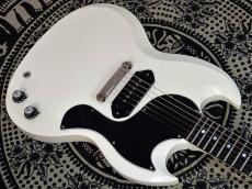 Gibson ~Japan Limited Run~ Murphy Lab 1963 SG Junior Lightning Bar Polaris White Ultra Light Aged_4