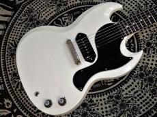 Gibson ~Japan Limited Run~ Murphy Lab 1963 SG Junior Lightning Bar Polaris White Ultra Light Aged_5