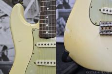 Fender Custom Shop MBS 1960 Stratocaster Journeyman Relic -Aged Olympic White with Grey Base Coat- by Vincent Van Trigt_7