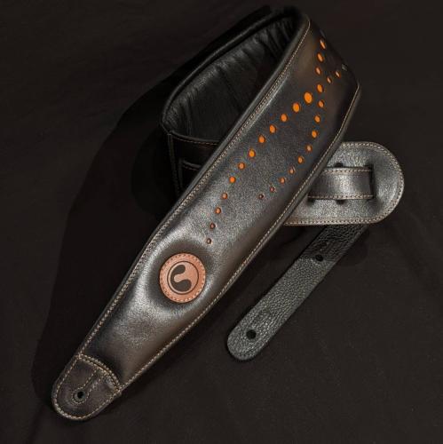 ERGOSTRAPS GALAXY 4″ -BLACK/ORANGE-【最高級レザー】【ハンドメイド】