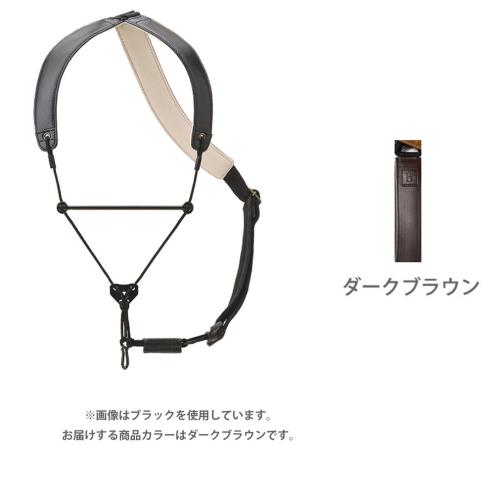 BREATHTAKING LithePremiumII Lサイズ ダークブラウン サックスストラップ