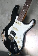 Fender Custom Shop 1969 Stratocaster SSH Heavy Relic Black_2