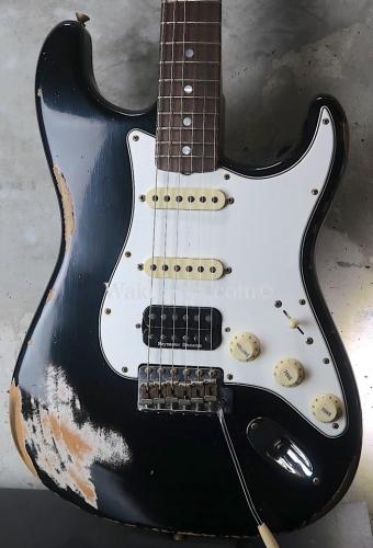 Fender Custom Shop 1969 Stratocaster SSH Heavy Relic Black