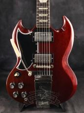 Gibson Custom Shop 2023 1964 SG Standard Reissue w/Maestro Vibrola Cherry Red VOS Left Hand