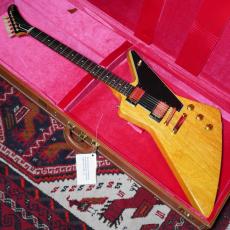 Gibson Custom Shop 1958 Korina Explorer Reissue VOS Black Pickguard Natural_2