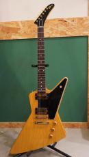 Gibson Custom Shop 1958 Korina Explorer Reissue VOS Black Pickguard Natural_11