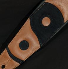 ERGOSTRAPS VICTOR WOOTEN SIGNATURE STRAP YIN YANG 4″ -Brown / Black-【最高級レザー】【ハンドメイド】_5