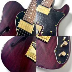 FREEDOM CUSTOM GUITAR RESEARCH C.S. TE Pepper Hollow II -Rose Transparent- #26011180 【Brown Pepper】【箱鳴り抜群】_3