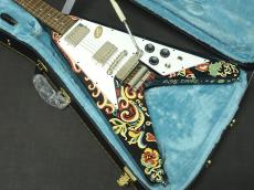 Epiphone Inspired by Gibson Custom Shop Jimi Hendrix "Love Drops" Flying V #24061528416_2