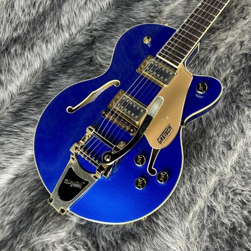 Gretsch G5655TG Electromatic Center Block Jr Single-Cut with Bigsby and Gold Hardware Azure Metallic