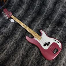Fender Made In Japan Hybrid II Precision Bass Burgundy Mist Metallic with Matching Head_4