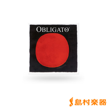 Pirastro 411421 OBLIGATO ヴァイオリン弦 バイオリン弦 オブリガート G線 4/4用 Mittel シンセティック/シルバー巻