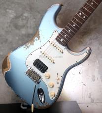Fender Custom Shop '69 Stratocaster S-S-H Heavy Relic / Ice Blue Metallic_4