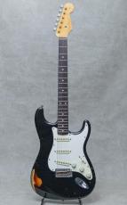 Fender Custom Shop MBS 1961 Stratocaster Relic Black Overlay 3Color Sunburst by John Cruz / 2015_2