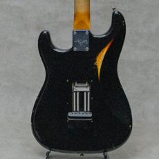 Fender Custom Shop MBS 1961 Stratocaster Relic Black Overlay 3Color Sunburst by John Cruz / 2015_3