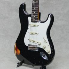 Fender Custom Shop MBS 1961 Stratocaster Relic Black Overlay 3Color Sunburst by John Cruz / 2015_5