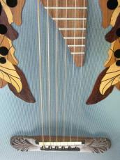 Ovation Super Adamas 1687-8 / Blue・Deep Bowl・Non Cutaway・Double Adamas Epaulet・Clear guard・Graphite Top・Lyrachord Side and Back・Wood knob・Stereo out 【With Original Brown Case】 1984年製_7