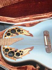 Ovation Super Adamas 1687-8 / Blue・Deep Bowl・Non Cutaway・Double Adamas Epaulet・Clear guard・Graphite Top・Lyrachord Side and Back・Wood knob・Stereo out 【With Original Brown Case】 1984年製_9