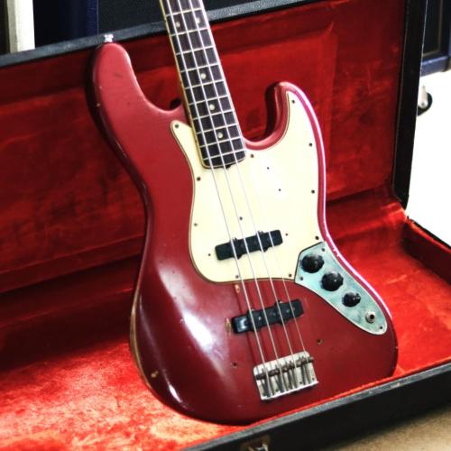Fender Jazz Bass '66 Dot Matching Head CandyAppleRed