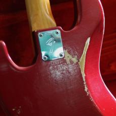 Fender Jazz Bass '66 Dot Matching Head CandyAppleRed_9