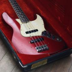 Fender Jazz Bass '66 Dot Matching Head CandyAppleRed_10