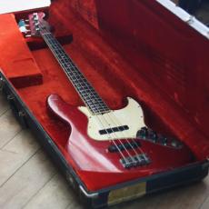 Fender Jazz Bass '66 Dot Matching Head CandyAppleRed_11
