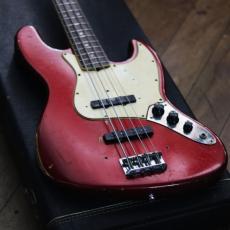 Fender Jazz Bass '66 Dot Matching Head CandyAppleRed_14