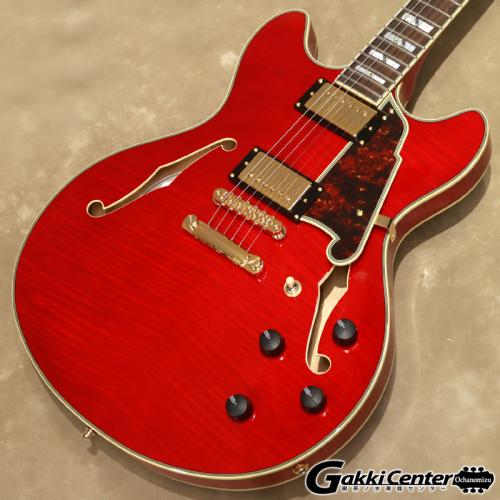D'Angelico Excel Series Excel DC, Trans Cherry