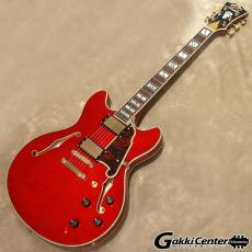 D'Angelico Excel Series Excel DC, Trans Cherry_2