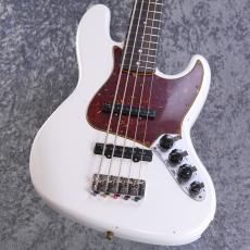 Fender Custom Shop Custom Built Custom Classic Jazz Bass V Journeyman Relic - Olympic White -【4.38kg】