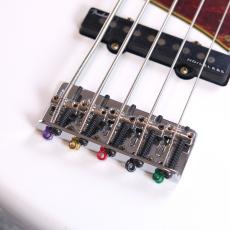 Fender Custom Shop Custom Built Custom Classic Jazz Bass V Journeyman Relic - Olympic White -【4.38kg】_2