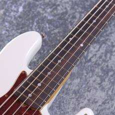 Fender Custom Shop Custom Built Custom Classic Jazz Bass V Journeyman Relic - Olympic White -【4.38kg】_4