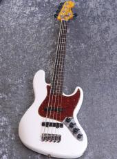 Fender Custom Shop Custom Built Custom Classic Jazz Bass V Journeyman Relic - Olympic White -【4.38kg】_9