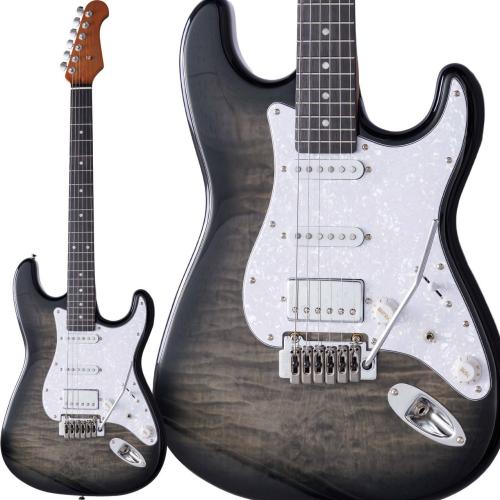 HISTORY HST/SSH-Perf/QM エレキギター ギグケース付属 キルトメイプル SSH コイルタップ搭載 ストラトキャスタータ