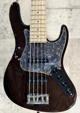 Kikuchi Guitars 【お買い得な旧定価】Hermes MV5 (5st Ash/Maple) / Trans Black #307【4.21kg】
