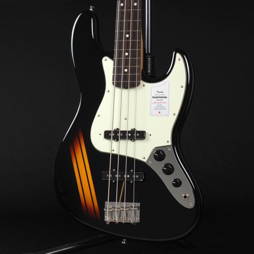 Fender Made in Japan Traditional 2025 Collection 60s Jazz Bass Rosewood Fingerboard ~Competition Black / 3-Color Sunburst~