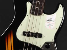 Fender Made in Japan Traditional 2025 Collection 60s Jazz Bass Rosewood Fingerboard ~Competition Black / 3-Color Sunburst~_5