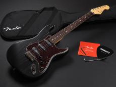 Fender Made in Japan Limited Stratocaster Raw Ash Rosewood Fingerboard ~Black~_2