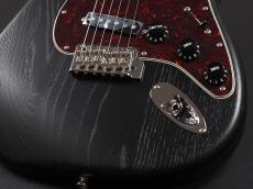 Fender Made in Japan Limited Stratocaster Raw Ash Rosewood Fingerboard ~Black~_6