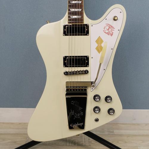Epiphone 1963 Firebird V Reissue With Maestro Vibrola Polaris White
