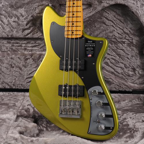 Fender American Ultra II Meteora Bass Maple Fingerboard ~Solar Flare~