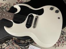 Gibson Murphy Lab 1963 SG Junior Lightning Bar Polaris White Ultra Light Aged s/n 401403【2.98kg】_2