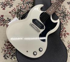 Gibson Murphy Lab 1963 SG Junior Lightning Bar Polaris White Ultra Light Aged s/n 401403【2.98kg】_3