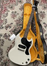 Gibson Murphy Lab 1963 SG Junior Lightning Bar Polaris White Ultra Light Aged s/n 401403【2.98kg】_6