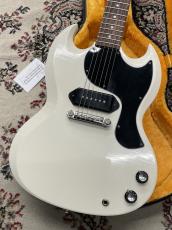 Gibson Murphy Lab 1963 SG Junior Lightning Bar Polaris White Ultra Light Aged s/n 401403【2.98kg】_7