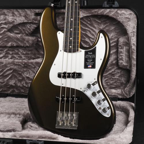 Fender American Ultra II Jazz Bass Ebony Fingerboard ~Texas Tea~