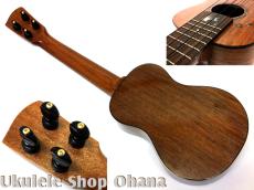 Chihale Works [6S-Wa] ソプラノロングネック ウォルナット 猫インレイ #00594_2