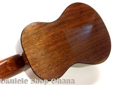 Chihale Works [6S-Wa] ソプラノロングネック ウォルナット 猫インレイ #00594_7